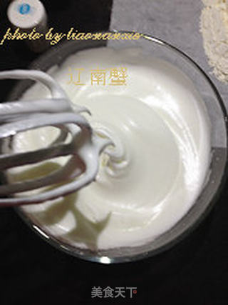 彩虹戚风蛋糕的做法步骤:6