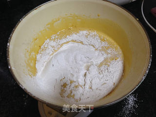 红糖戚风米蛋糕的做法步骤:4
