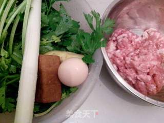 红油芹菜猪肉馅饺子的做法步骤:2