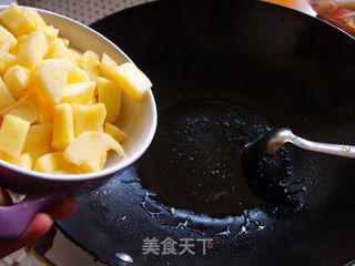拔丝苹果的做法步骤:7