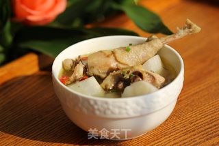 山药鸡汤的做法步骤:10