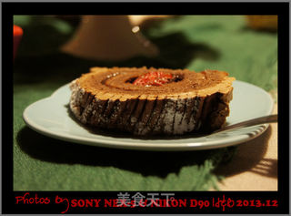 2013年树根蛋糕---一起来过圣诞吧的做法步骤:106