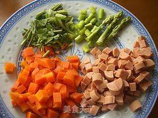 芦笋沙拉奶酪土司的做法步骤:4
