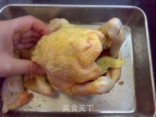 盐焗手撕鸡的做法步骤:2