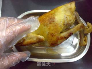 盐焗手撕鸡的做法步骤:9