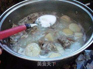 玉竹山药脊骨汤的做法步骤:6