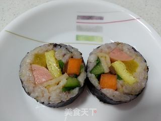 紫菜包饭 - 韩式紫菜包饭的做法步骤：6