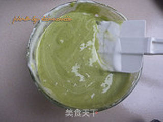 抹茶戚风的做法步骤:10