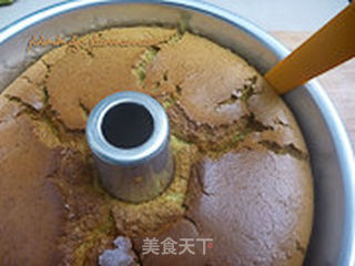 抹茶戚风的做法步骤:16