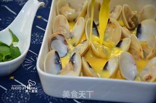 蛤蜊蒸蛋的做法步骤:3