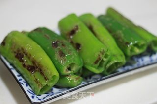 虎皮尖椒的做法步骤:7