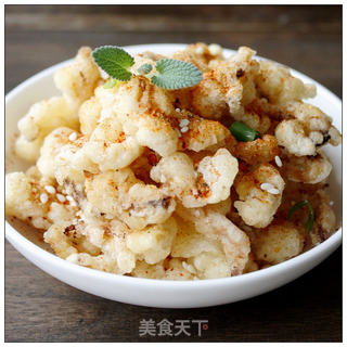 独特的小零食-----酥炸豆芽的做法步骤:6