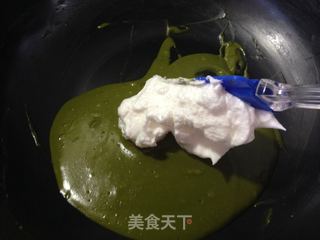 抹茶舒芙蕾的做法步骤:13
