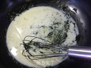 抹茶舒芙蕾的做法步骤:7