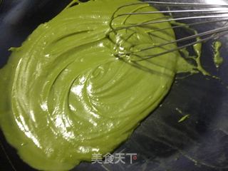 抹茶舒芙蕾的做法步骤:8
