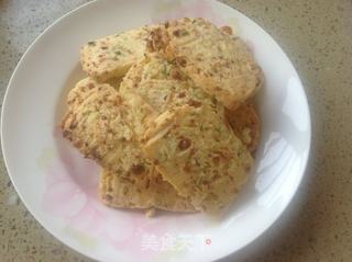 香葱芝士火腿饼干的做法步骤:9