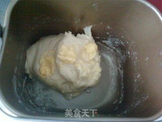 卡仕达扭结面包的做法步骤:5
