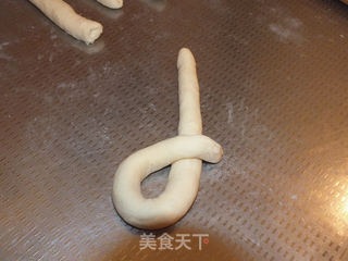 卡仕达扭结面包的做法步骤:16