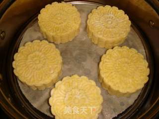 玉米豆沙糕的做法步骤:8