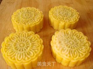 玉米豆沙糕的做法步骤:9