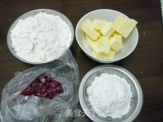 玫瑰心型饼干的做法步骤：1