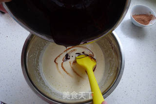 蓝莓奶酪布朗尼蛋糕的做法步骤:5
