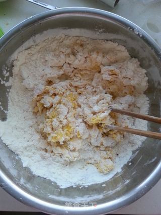 南瓜豆包的做法步骤:3