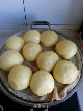 南瓜豆包的做法步骤:8