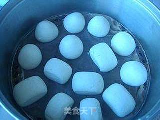米酒中种豆渣馒头的做法步骤:7