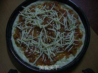 白玉菇牛肉披萨的做法步骤:7