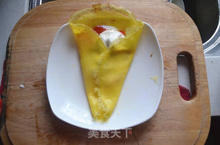 酸奶水果可丽饼的做法步骤:13