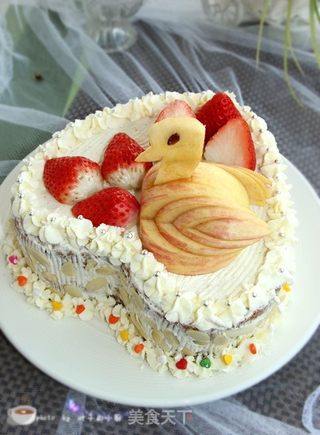 生日蛋糕的做法步骤:16