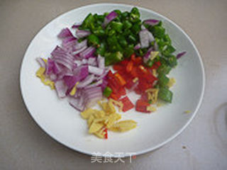杭椒羊肉的做法步骤:3