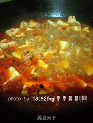 川菜名品——麻婆豆腐的做法步骤:7
