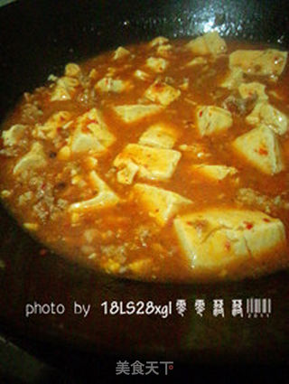 川菜名品——麻婆豆腐的做法步骤:8