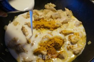 家常椰奶咖喱鸡的做法步骤：4