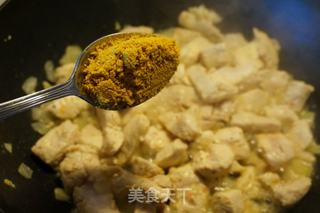 家常椰奶咖喱鸡的做法步骤：3