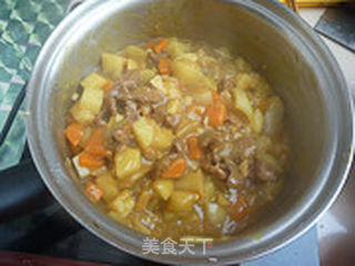 羊肉咖喱饭的做法步骤:7