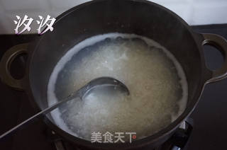 莲子百合排骨粥的做法步骤:5