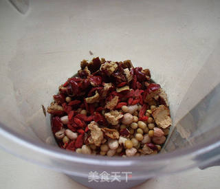 花生枸杞红枣豆浆的做法步骤:4