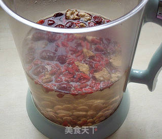 花生枸杞红枣豆浆的做法步骤:5