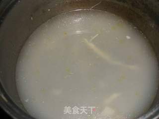 皮蛋鸡丝粥的做法步骤：9