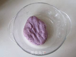 紫薯椰蓉酥的做法步骤：4