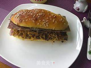 海苔肉松面包的做法步骤:7