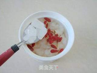雪梨枸杞炖雪蛤的做法步骤:6