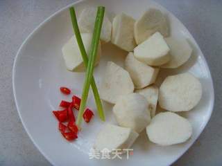 粉糯浓香---茨菰烧肉的做法步骤：1