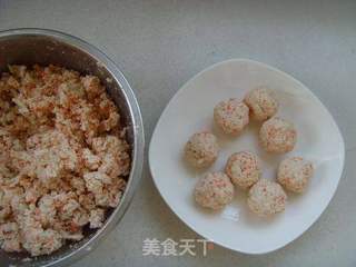 外焦里嫩---炸素丸子的做法步骤:4