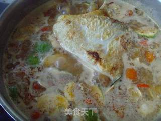 酸辣开胃---冬阴功浸鱼腩的做法步骤:7