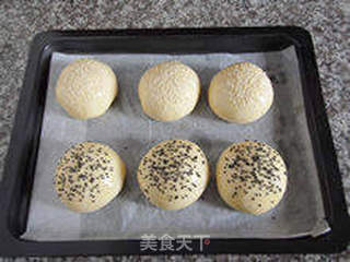 【白芝麻餐包】---最普通也最经典的老面包的做法步骤:17