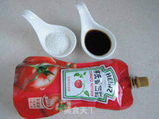 【糖醋里脊】---【亨氏茄汁主义】的做法步骤:3